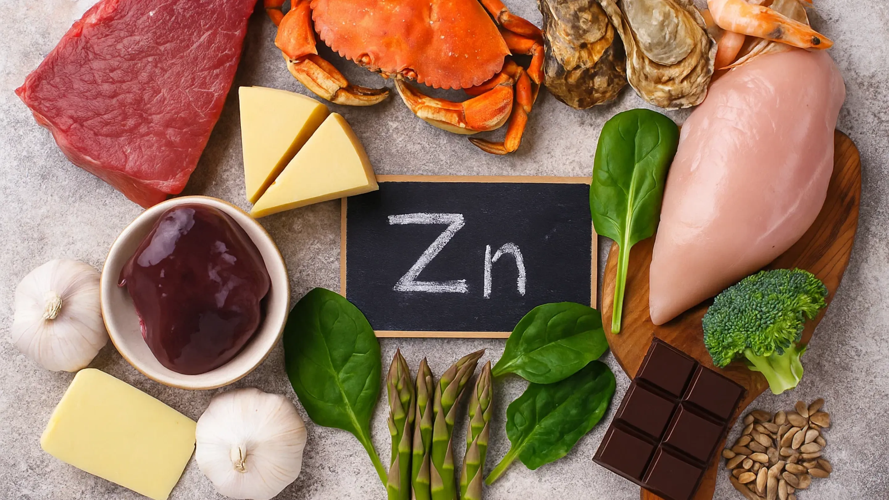 В каких продуктах содержится цинк