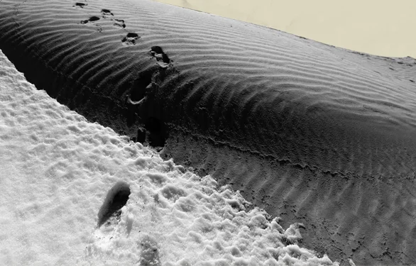 снег в пустыне