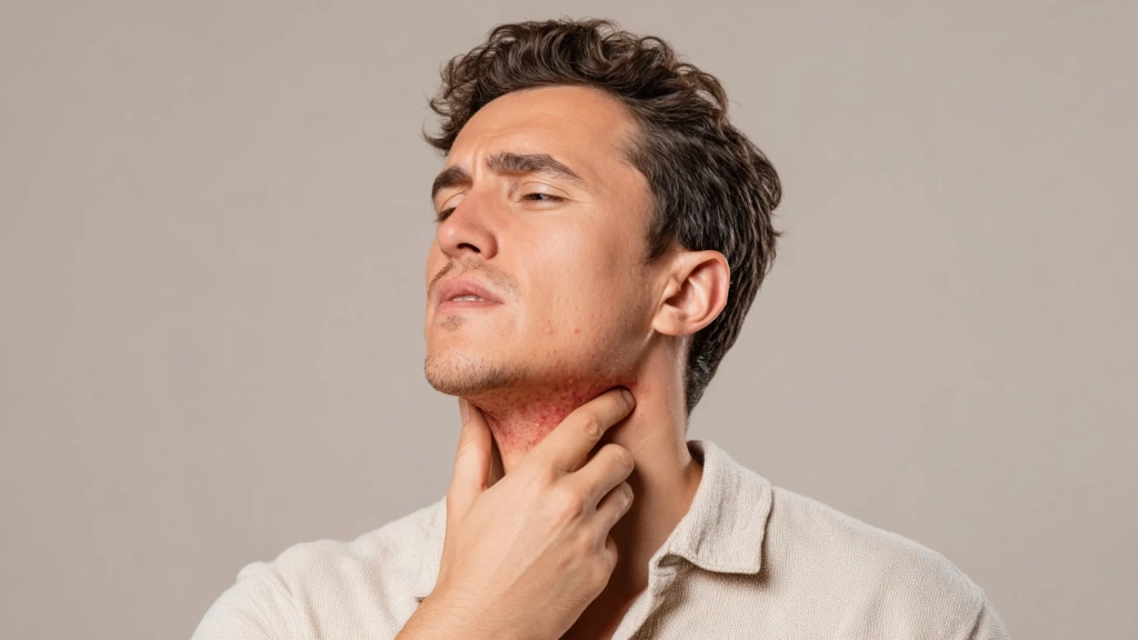 Сыпь на шее: симптомы, причины, профилактика