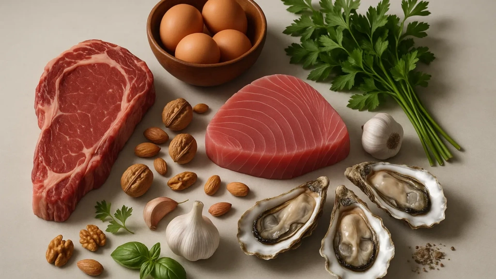 Продукты, повышающие тестостерон: полный список и принципы диеты