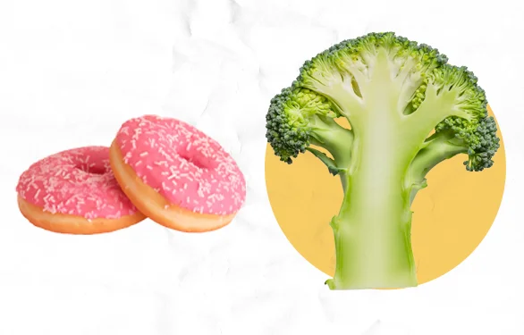 брокколи и пончики
